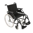 Buy Sunrise Breezy Premium Wheelchair, 24 Inch Solid Spoke Wheel online 
