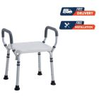 Buy Al Essa Shower Chair Detachable Armrest Online