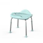 Alessa Shower Stool, Aluminium, Height Adjustable - (KY-1219)