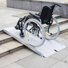 Al Essa Bi-Fold Aluminium Wheelchair Ramp, 6 Feet, - 180Cm # MR607M