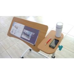 Sigmacare Overbed Table with Split Table Top # SE-027