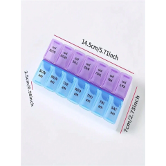 Buy Firstar 7-Days AM-PM Pill Box 7 Multi Coloured Online in Kuwait