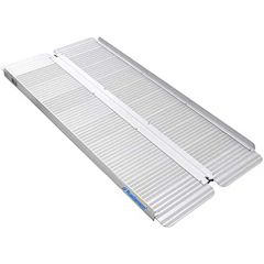 WONSH BI-FOLD MULTIFUCTION WHEELCHAIR RAMP-4 FEET # MR607M- 120CM