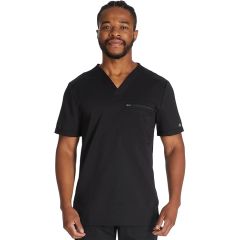 Dickies Balance Men's Scrub V-Neck Top DK865 - Black 