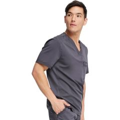 Dickies EDS Essentials Women's Scrub V-Neck Top DK615 -Grey