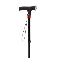Garcia Feritz Handle Crutch Adjusting Cane with Light #482