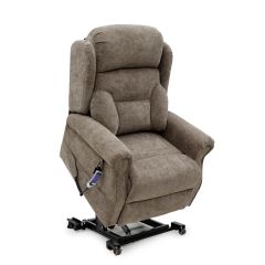 Alessa Lift & Recline Chair, Five Motor, Seat Width 55cm, Weight Capacity 180Kg (Brown) # JKY-9269