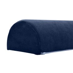 Orthia Half Roll Cushion, Blue Velvet # 2401132