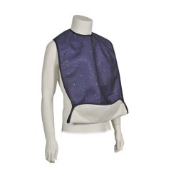 Abena Washable Adult Bib, Pvc, Polyester & Rayon, Blue, 45 X 90 Cm # 408500