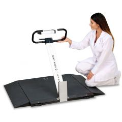Shop Detecto Portable Digital Wheelchair Scale With Folding Column Online in Kuwait