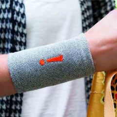 Incrediwear  Wrist Brace Therapeutic Fabric With Germanium, Grey