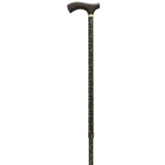 Garcia Fritz Handle Crutch Adjusting Cane with Kashmir Matte Design #466