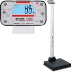 Buy Detecto Waist High Digital Scale With Mechanical Height Rod Online in Kuwait