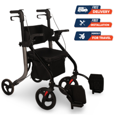Buy Al Essa Wheeled Rollator Transport Chair Online