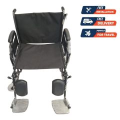 Buy Merits Bariatric Steel Wheelchair With Double Cross Braces Online