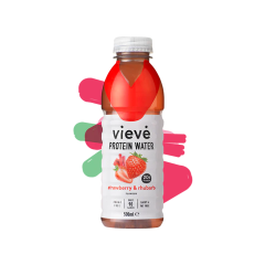 VIEVE PROTEIN WATER STRAWBERRY & RHUBARB 500 ML