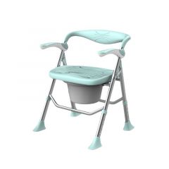 Alessa Shower & Toilet Chair Height Adjustable & Foldable, Weight Capacity 150Kg  (KY-1542)