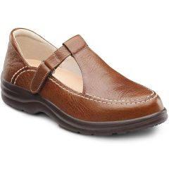 Dr. Comfort Lightweight Velcro For Women- Lulu Chestnut - X-Wide Size 41