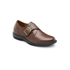 Dr. Comfort Lightweight Velcro For Men- Leader Chestnut - X-Wide Size 42.5