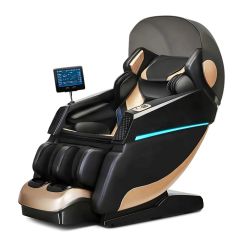Al Essa 4D Full Body Massage Chair With Foot-Roller Heat Therapy & Sleep Capsule, Black # VCT- 998RS