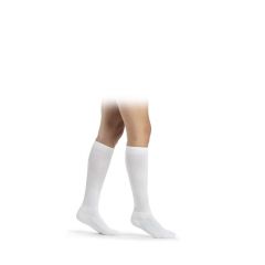 Sigvaris Diabetic Compression Socks for Women, White, Pair