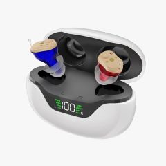 Pleurin Wireless Hearing Aids, Charging Case & Digital Display – GM-933