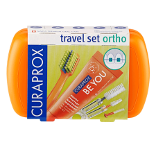 Curaprox Ortho Travel Set – Ortho Toothbrush, Be You Toothpaste & Interdental Brush