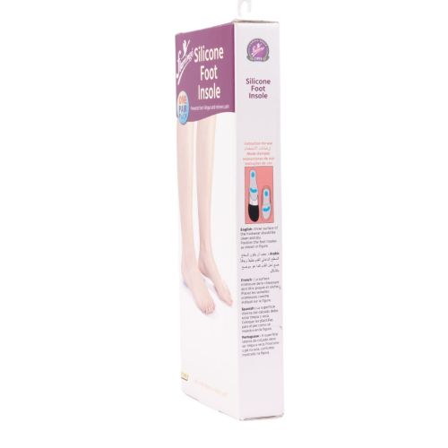 Flamingo silicone foot insole top